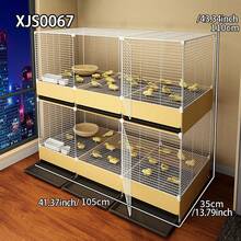 加固型大型室内空间，适用于饲养雏鸡、鹌鹑、鸭子、小型动物笼 - 彩色 - 查看 4