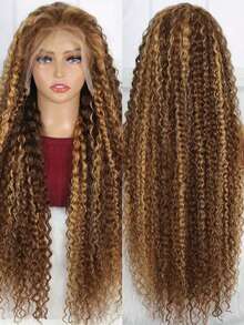 NATAN 女士优雅长款黑色玉米波浪假发 - 轻盈耐用，采用高温丝制成，完美适用于派对和日常造型 - S4/27 - 查看 6