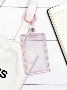 透明创意亚克力学生校园卡/餐卡保护套、钥匙扣、轻便钥匙链吊坠、办公用品、学校用品、家居用品、返校礼物、照片证件套、卡套、钱包、名片夹、信用卡夹、身份证夹、女士卡套、公司姓名牌、新年礼物。 - 無色 - 查看 8