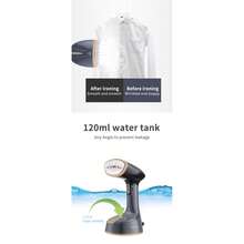 Plancha De Vapor Portátil Vertical De 1100 W Para Ropa, Plegable  ideal para viaje, 110v, tanque de 120ml , fuerte aire - Tipo de Enchufe A USA (110-127V) - Ver 12