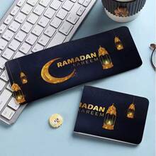 1pc Ramadan Themed Multi-Slot Bifold PU Leather Card Holder, Mini Wallet For Credit Cards, Driving License, Gift Cards - Fashion Design, Card Case, Wallet, Minimalist Wallet, Durable Wallet, Ramadan Gift - Blue - View 20