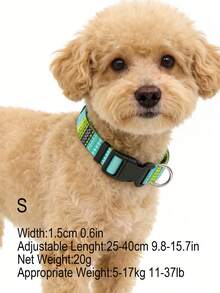 Bohemian Style Printed Adjustable Pet Collar, Suitable For Small, Medium And Large Dogs - Multicolor - View 51