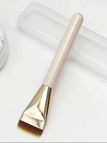 两件套专业粉底化妆刷套装 - 超薄扁平化妆刷，适用于BB霜、遮瑕膏和粉底液，是日常居家使用或女性旅行的理想之选。超薄粉底刷、轻盈面部轮廓刷、扁平面膜刷、专业化妆工具、粉底刷。圣诞礼物，送给朋友和家人。 - 彩色 - 查看 7