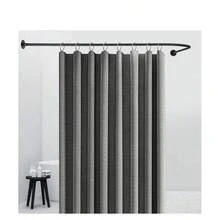 Thanh treo rèm tắm hình chữ L điều chỉnh được gắn tường - Thép không gỉ, dễ lắp đặt, thanh cong thích hợp cho phòng tắm, bồn tắm, cửa hàng quần áo. - Nhiều màu - Xem 10