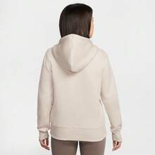 Nike Women's AS W NSW PHNX FLC STD FZ HDY Knit Sweatshirt Jacket HJ0996-104 - Beige - View 2