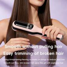 PinkSings 1200mAh automatischer Splissenden-Trimmer, Splissenden-Reparatur-Werkzeug, beschädigtes, empfindliches Haar, unisex Haarstyling-Werkzeug, tragbarer USB-aufladbarer Haarschneider, automatischer elektrischer Haartrimmer, geeignet als Geschenk für Frauen zu besonderen Anlässen - Pink - Übersicht 13
