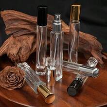 1pc Personalized Name Customized Perfume Glass Empty Bottle With Cap, Transparent Spray Bottle, Portable Travel Perfume Bottle - 10ml - View 7