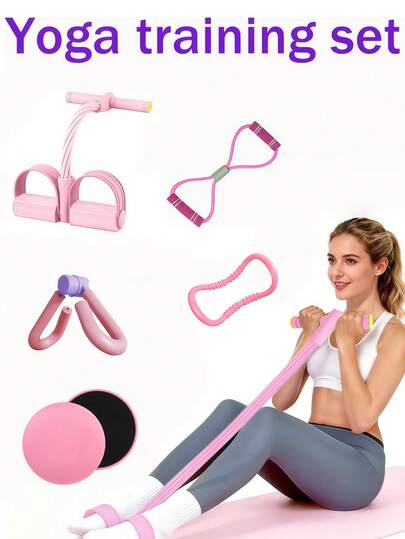 1 Set (4pcs/6pcs) Daily Fitness Resistance Bands