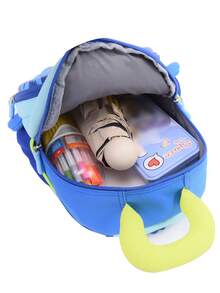 Mochila de dinosaurio, mochila de campus linda e interesante, mejor regalo para niños y niñas - Azul - Ver 11