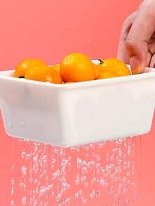 1pc Household Double-Layer Snack Box, Square Watermelon Seed Holder, Fruit Plate, Candy & Dried Fruit Tray - Multicolor - View 4