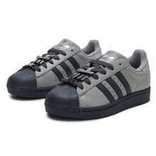 Adidas Women's Superstar II W Comfortable Lightweight Casual Sneakers IH1629 - Light Gray/Dark Gray - View 3