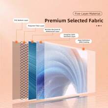 XBJ 72/100 Inch Portable Projector Screen With Stand,Lightweight Quick Setup Foldable Outdoor Projection Screen,16:9 4K Ultra HD Front & Rear Pantalla Para Proyector, For Home Theater, Backyard Movies, Office, School And Camping Use - 100寸 - 查看 5