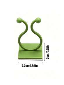100/50/10/1 pieza Clips de pared para plantas, herramienta de pared para trepar árboles verdes, abrazadera de fijación de enredaderas verdes, ganchos para trepar, clips de pared para plantas trepadoras, dispositivo de fijación de plantas verdes, hebilla verde multifuncional sin rastro, adecuado para fijar enredaderas en hogares, patios, jardines y granjas - Multicolor - Ver 11