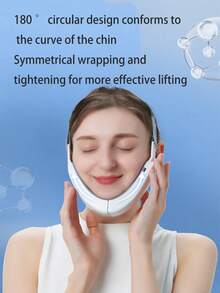 1个V型脸美容仪，EMS微电流按摩，6档面部按摩，V型脸紧致美容工具，便携式塑形紧致美容仪，学生/家庭使用，女性礼物，圣诞节/情人节礼物