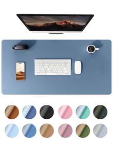 1pc KAPI Leather Desk Pad, Large Office Desk Mat, Computer Desk Pad, Laptop Desk Mat, Desk Protector, Desk Blotter, Writing Pad, Blotting Pad, Desk Cover - Multicolor - View 56