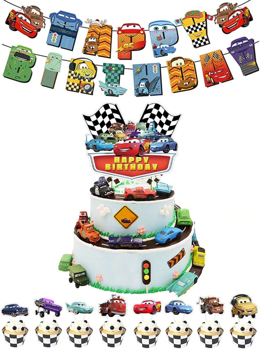 Hình ảnh nhân vật hoạt hình Anime dễ thương, trang trí tiệc sinh nhật chủ đề ô tô: LightningMcQueen, Sally, Mater, Ramone, Luigi, The King, Sarge Fillmore, Mack. Bộ đồ dùng tự làm cosplay, trang trí tiệc theo chủ đề lễ hội, banner, phụ kiện trang trí bánh, quà tặng nhỏ, đồ thủ công mỹ nghệ. - Nhiều màu - Xem 1
