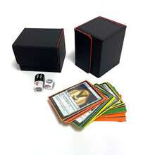 100+ Trading Card Deck Box Game MTG Trading Card Holder PU Deck Box Deck Storage Box - Multicolor - View 8
