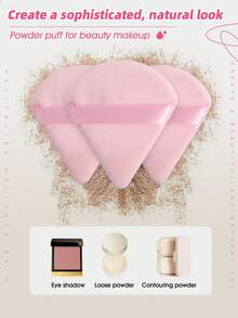 40PCS Makeup Tools Set Including:20PCS Makeup Sponges+20PCS Triangle Powder Puffs - Multicolor - View 5