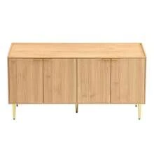 Modern And Simple Dining Cabinet, Dining Room Cabinet, 140L X 38W X 75H (Cm) - Khaki - View 7