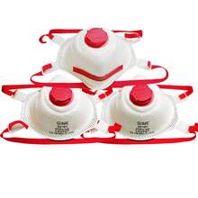 FFP3 Cup Mask Pack Of 10 Disposable FFP3 Dust Face Masks - Red - View 6