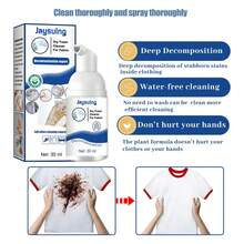 1pc/30ml, 2pcs/60ml, 1pc Upgraded Version/300ml Foam Cleaner, Suitable For Mattress, Curtain, Carpet, Home Dry Cleaning, Down Jacket, Carpet, Sofa, Mattress, Car Upholstery, Stubborn Stains, Yellowing, Dry Cleaning Agent, Cleaning Assistant, Laundry & Home Cleaning - Multicolor - View 5