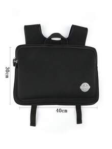 1 For 13-Inch 14-Inch 15.4/15.6-Inch Laptop Universal Computer Backpack Simple Portable Backpack With Solid Diving Material With Adjustable Straps