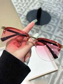 1/2/3 Pairs Anti-Blue Light Glasses - Fashionable Square Fake Glasses, Anti-Blue Light Computer & Gaming Glasses, Unisex Anti-Blue Light Glasses - Multicolor - View 10