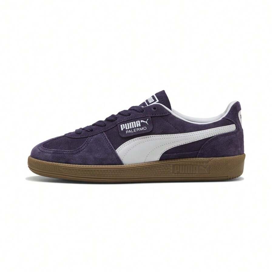 Puma Palermo Casual Low-Top Sneakers Unisex - Purple - View 1