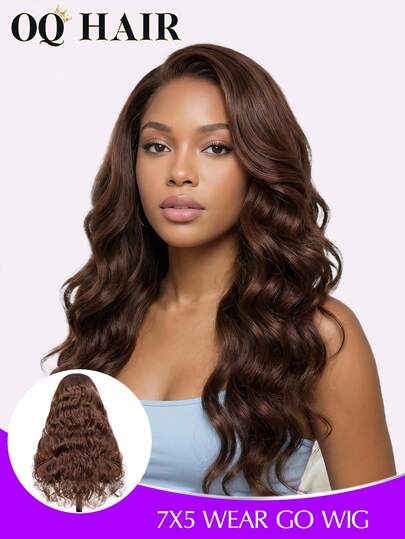 OQ Hair 200% Density 16-28 Inch Body Wave Brown Color Wear Go Glueless Wig 7x5 Pre Cut Lace Frontal Wig Pre-Plucked Hairline Lace Front Wig Peluca De Cabello Humano 100 Natural Human Hair Wigs Glueless Perruque Glueless Sans Colle Bling Hair Human Hair Pelucas Para Mujer Y2k Human Hair Wig Valentines Gifts Hair Accessories 100 Human Hair Wigs Real Human Hair Lace Wig Daily Use Quick Ship Women Fast Shipping Vacation Travel For Women
