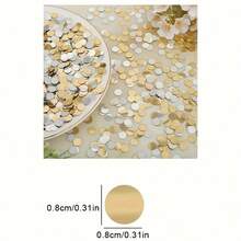 1000 hạt giấy kim tuyến tròn - Hoàn hảo để rắc lên bàn trong các bữa tiệc sinh nhật và đám cưới, trang trí bàn tiệc cưới, lấp lánh, kim sa, giấy kim tuyến trang trí bàn tiệc, phù hợp cho trang trí tiệc sinh nhật, dùng để lấp đầy bóng bay trong suốt, ném trong đám cưới, Ngày Valentine, Tiệc độc thân/tiệc chia tay đời độc thân, Tiệc tốt nghiệp, Tiệc tựu trường, Tiệc theo chủ đề, Tiệc nghỉ hưu, Kỷ niệm. - Nhiều màu - Xem 5