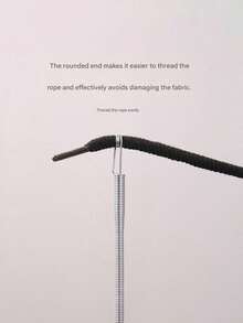 1pc Spring-Loaded Flexible Drawstring Replacement Tool | 2-In-1 Elastic Band Inserter For Pants, Hoodies & Skirts | Home Essentials Kit With Waistband Stringer, No-Sew DIY Helper | Christmas Gift For Women (Steel Spring, Bendable Guide Tip) Valentine'S Day Valentines - Nhiều màu - Xem 4