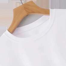 Women's Cropped Top With Brazil Print For The World Cup, Casual Short-Sleeve Blouse With Round Neck, New Arrival - 白色 - 查看 3