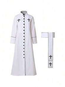 Men Cosplay Clothing - White - View 4