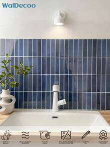 WalDecoo 1/5/10/20 PCS Peel And Stick Tiles - Waterproof Self-Adhesive Wall Panels DIY Removable Backsplash For Kitchen Bathroom Party - Multicolor - View 6