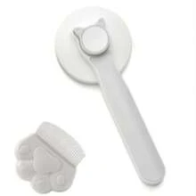 2pcs Pet Grooming Brush Set - Stainless Steel Comb & Deshedding Tool For Dogs & Cats - Grey - View 12