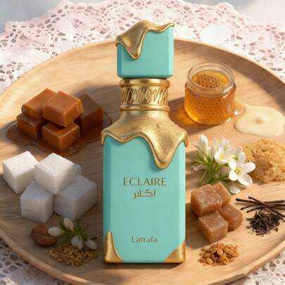  LATTAFA ECLAIRE 30ML EAU DE PARFUM FOR WOMEN CARAMEL MILK VANILLA