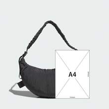 Adidas Women's W MH SH BAG Crossbody Shoulder Bag JZ2143 - Black - View 7