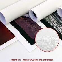 1幅现代简约风格墙面艺术海报，高品质帆布墙画，印刷画，现代家居装饰艺术，抽象花卉墙画，帆布礼品，适用于家居、客厅、卧室、办公室、浴室、厨房装饰 - 无框 - 棕色 - 查看 7