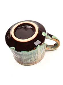 1pc 290ml Kiln-Fired Ceramic Coffee Mug, Suitable For Home Use As Water Cup, Breakfast Cup, Milk Cup, Graduation Party Cup, Romantic Couple Cup - Multicolor - View 5