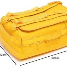 Rovin Mochila de Viaje, Bolsa Deportiva, Maleta Impermeable, Asas Desmontables y Ajustables, Multiusos - g+amarillo - Ver 9