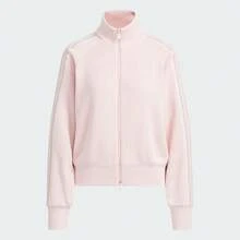 Adidas Originals Women's ORIGINALS KNIT BALOON TRACK TOP Retro Knit Loose Fit Jacket - Pink - View 1