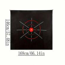 1 pieza Red de práctica de golf antimpacto duradera de nailon, adecuada para entusiastas del golf, fácil de instalar - Negro - Ver 3