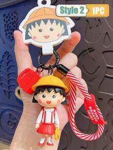 Cherry Sakura School Days Series Keychain, Cute Bag, Car Keychain, Small Gift Keychain, Cute School Bag Pendant, New Year Gift, Time Series Keychain, Student School Bag Pendant, Gift Cute Three-Dimensional Doll Bag Pendant, Gift - Multicolor - View 16