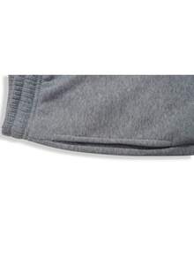 Men's Fleece-Lined Jogger Sweatpants | Side Pockets, Drawstring Elastic Waist & Ankle Cuffs - Cozy Winter Essential,Men's Gift, Valentine's Day Gift - 淺灰色 - 查看 6