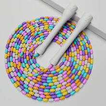 1 Set MOGOLD Bamboo Skipping Rope, Versatile For Fitness, Competition, Boxing, Students & Adults - Multicolor - View 7