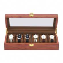 YUNRUX Watch Boxes & Organizers - Redwood - View 1