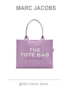 Marc Jacobs The Canvas Large Tote Bag Women  Bags It Features Cotton Canvas,2026 Valentine's Day Gifts,Gift For Her M0016156 - 510 深梅子色 - 查看 9
