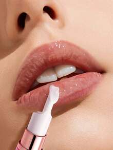 唇油、滋养唇彩、胜肽滋养唇部精华、保湿唇彩、胜肽滋养润唇膏和角鲨烷润唇膏、柔滑滋润双唇、保湿润唇膏、日常护肤、女士礼物、生日礼物、节日礼物、经济实惠、（透明） - 無香味 - 查看 4