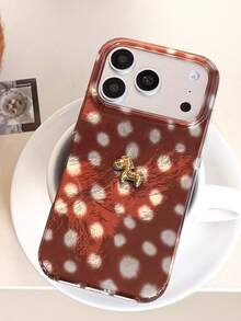 Fashionable Phone Case, Suitable As A Gift For Girlfriend, Friends, And Family - Brown - View 2