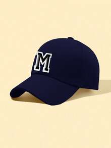 1pc Kids 26 Letters Truck Driver Cap, Fashionable Casual Baseball Cap For Boys And Girls, Essential For Back To School, Suitable For Spring/Autumn, Daily Wear, Travel, Beach, Fishing And Other Occasions - Navy Blue - View 7